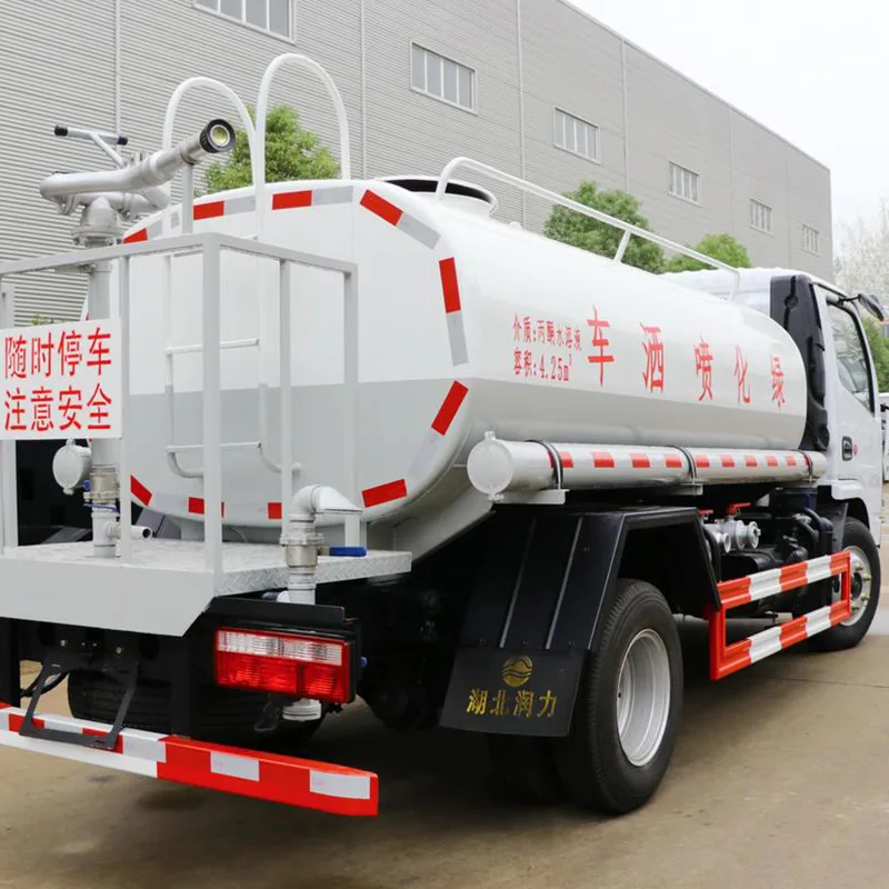 وظيفة وتطبيق شاحنة رش المياه.